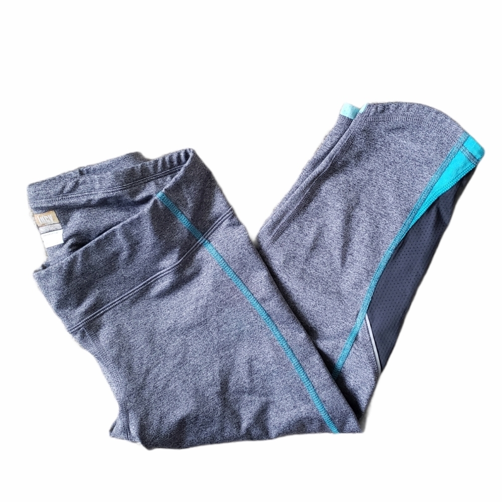 Lucy Tech Power Max Static Gray Crop Legging Size… - image 2